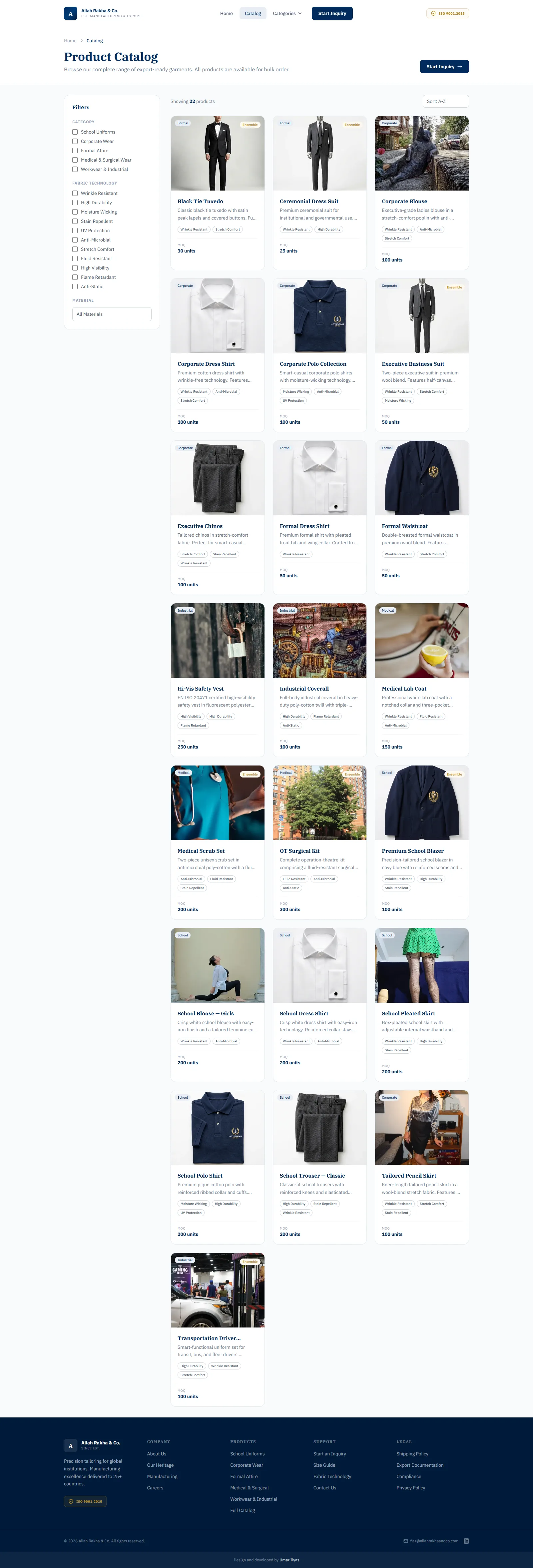 ARC — Product Catalog